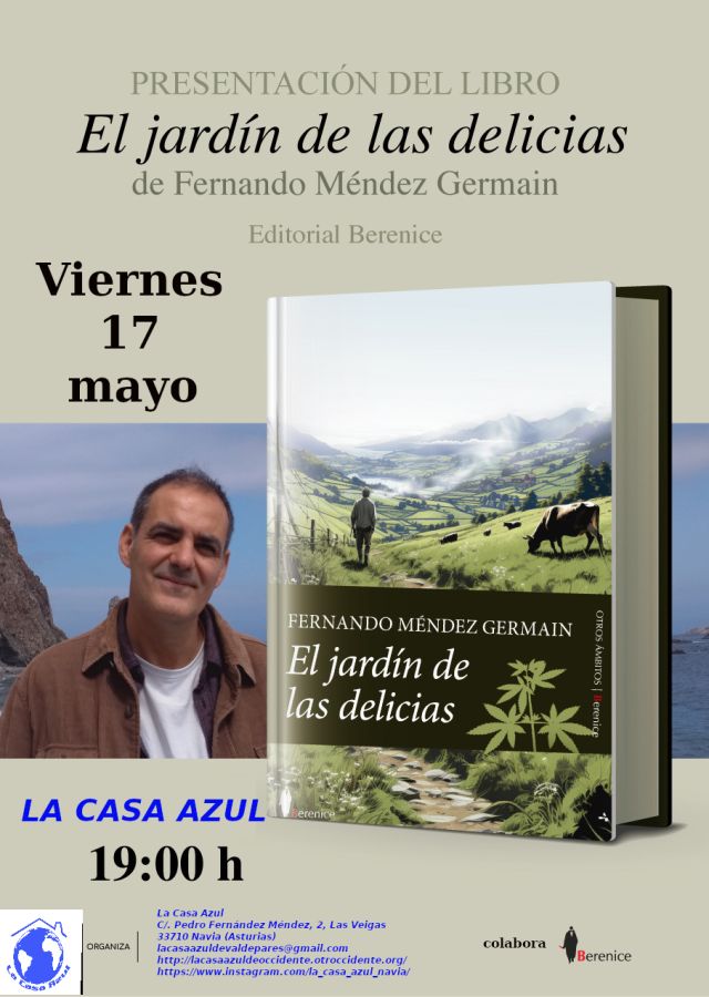Presentación del libro EL JARDÍN DE LAS DELICIAS, de Fernando Méndez Germain