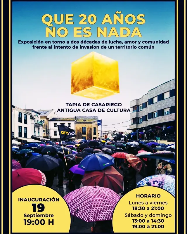 Exposición: Que 20 años no es nada, de Oro No