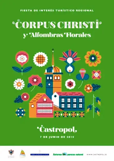 Corpus Christi y Alfombras Florales de Castropol 2015