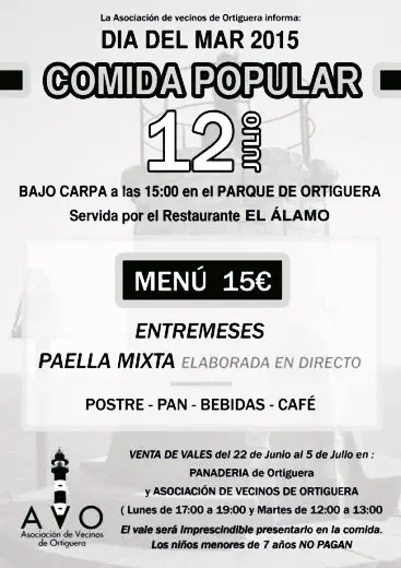 DIA DEL MAR ORTIGUERA-COMIDA POPULAR