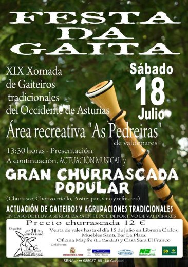 Festa Da Gaita. XIX Xornada de Gaiteiros tradicionales del Occidente d'Asturias