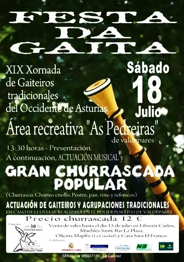 Festa Da Gaita. XIX Xornada de Gaiteiros tradicionales del Occidente d'Asturias