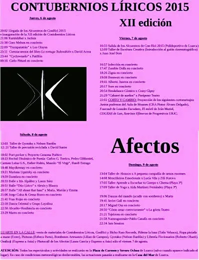 Contubernios Líricos 2015