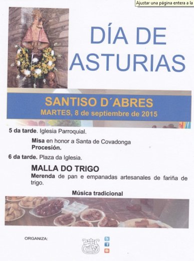 Día de Asturias, en Santiso d´Abres