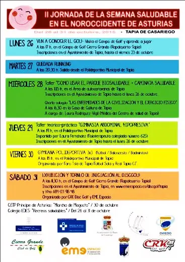 II Semana Saludable en el Noroccidente de Asturias