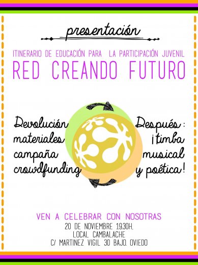 Presentación de nuevos materiales de la Red de Educación para la Participación Juvenil Creando Futuro