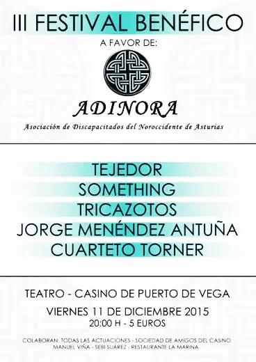 III Festival Benéfico a Favor de ADINORA