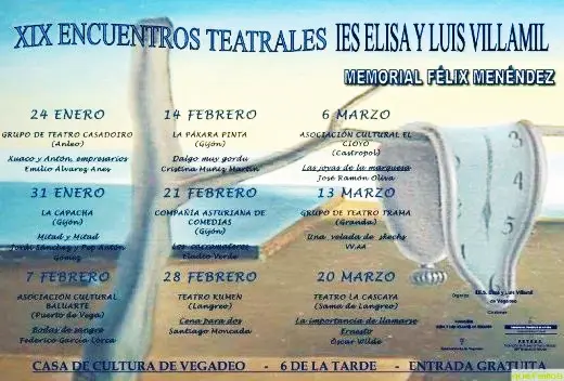 XIX Encuentros teatrales del IES Elisa y Luis Villamil 