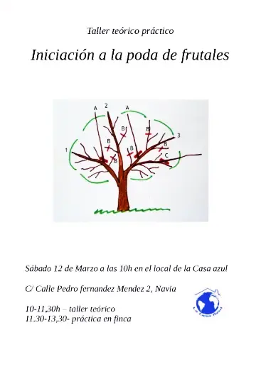 Taller de iniciación a la poda de frutales
