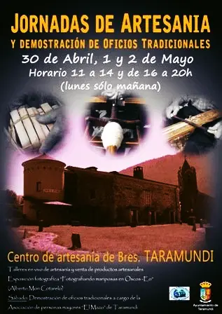 JORNADAS DE ARTESANÍA Y DEMOSTRACIÓN DE OFICIOS TRADICIONALES