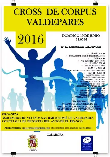 Cross de Corpus de Valdepares 2016