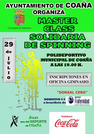 MASTER CLASS SOLIDARIA DE SPINNING