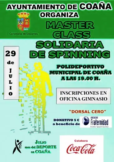 MASTER CLASS SOLIDARIA DE SPINNING