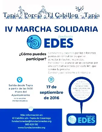 IV Marcha Solidaria de Fundación Edes. Un paso más por la solidaridad