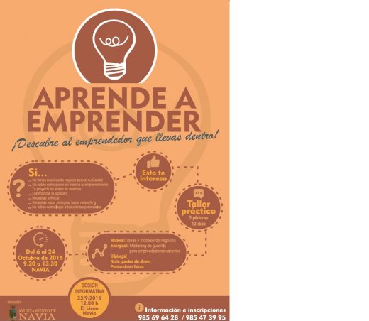 "APRENDE A EMPRENDER" ¡Descubre el/la emprendedor/a que llevas dentro!