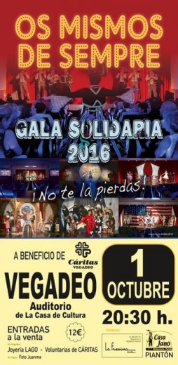 Gala Solidaria en Vegadeo