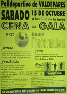 cena-gala en favor de la Asociación Fraternidad