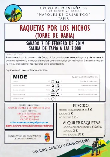 Raquetas por Los Michos