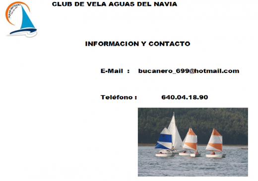 INICIACION NAVEGACION A VELA