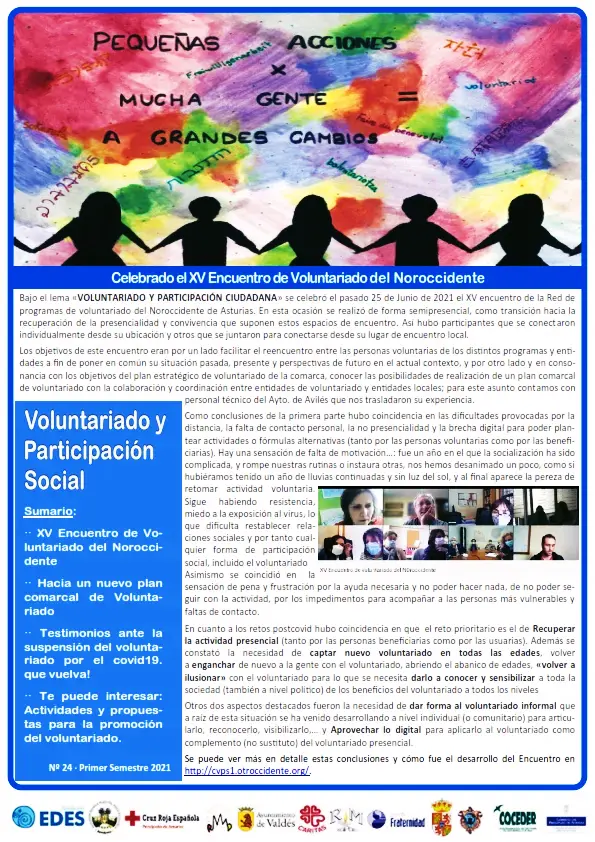 Nuevo boletín de la Red de Programas de Voluntariado del Noroccidente