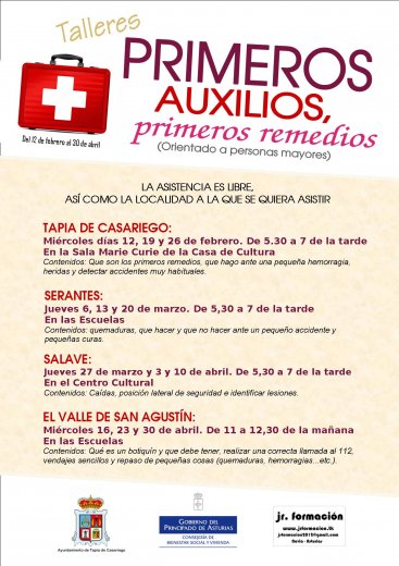 Talleres “Primeros auxilios, primeros remedios”