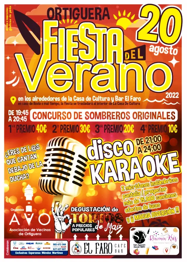Fiesta del Verano de la Asociación de Vecinos de Ortiguera