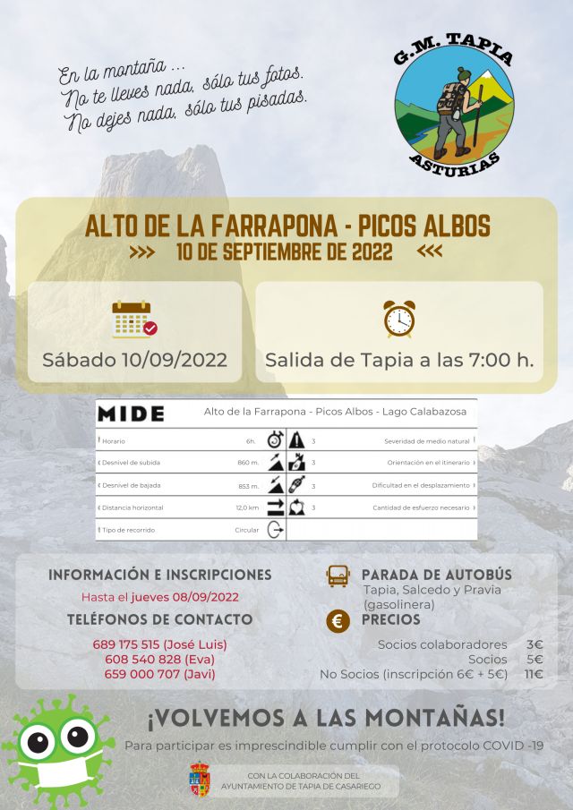 Alto de la Farrapona - Picos Albos - Lago Calabazosa - Alto de la Farrapona