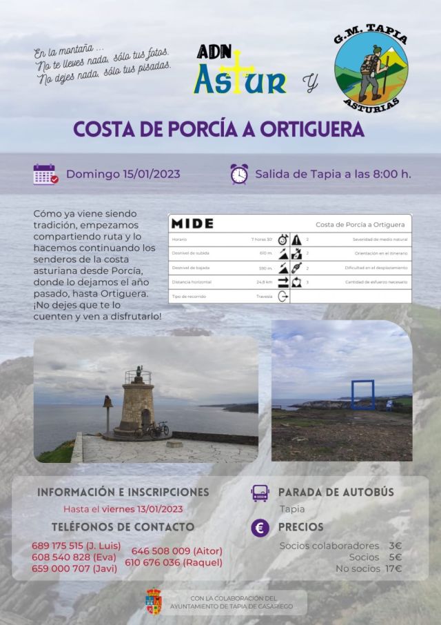 Ruta costera Porcía-Ortiguera