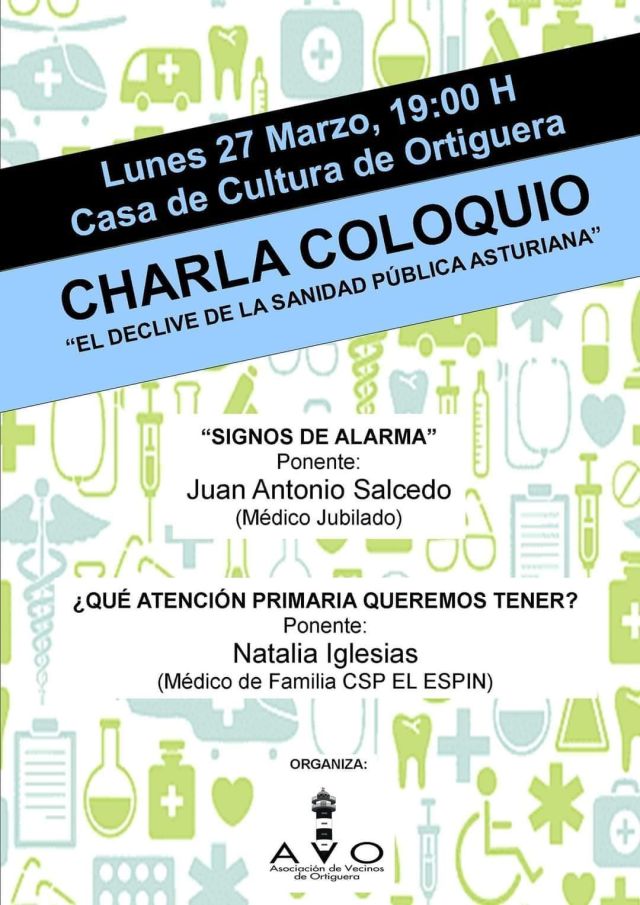 Charla-coloquio: el declive de la sanidad pública asturiana