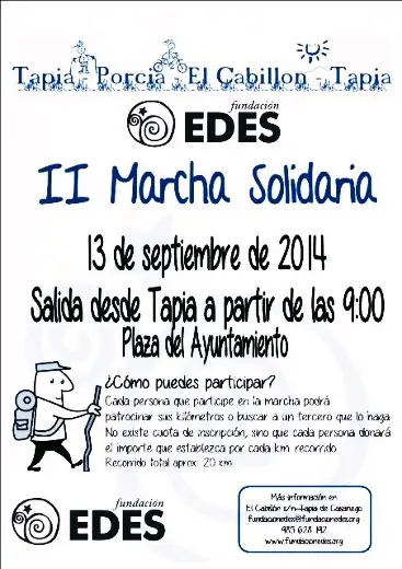 II MARCHA SOLIDARIA. Fundación Edes