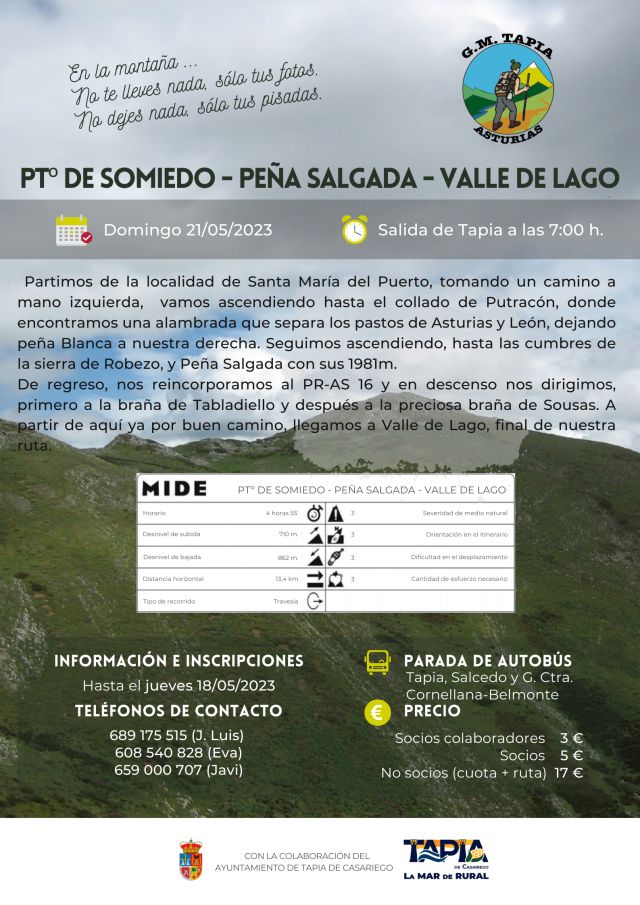 Ruta Puerto de Somiedo, Peña Salgada y Valle del Lago