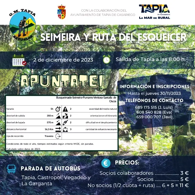 SEIMEIRA Y RUTA DEL ESQUEICER