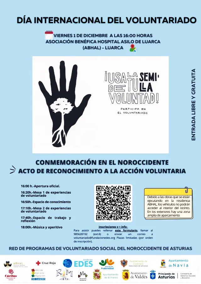 Día Internacional del Voluntariado en el Noroccidente de Asturias
