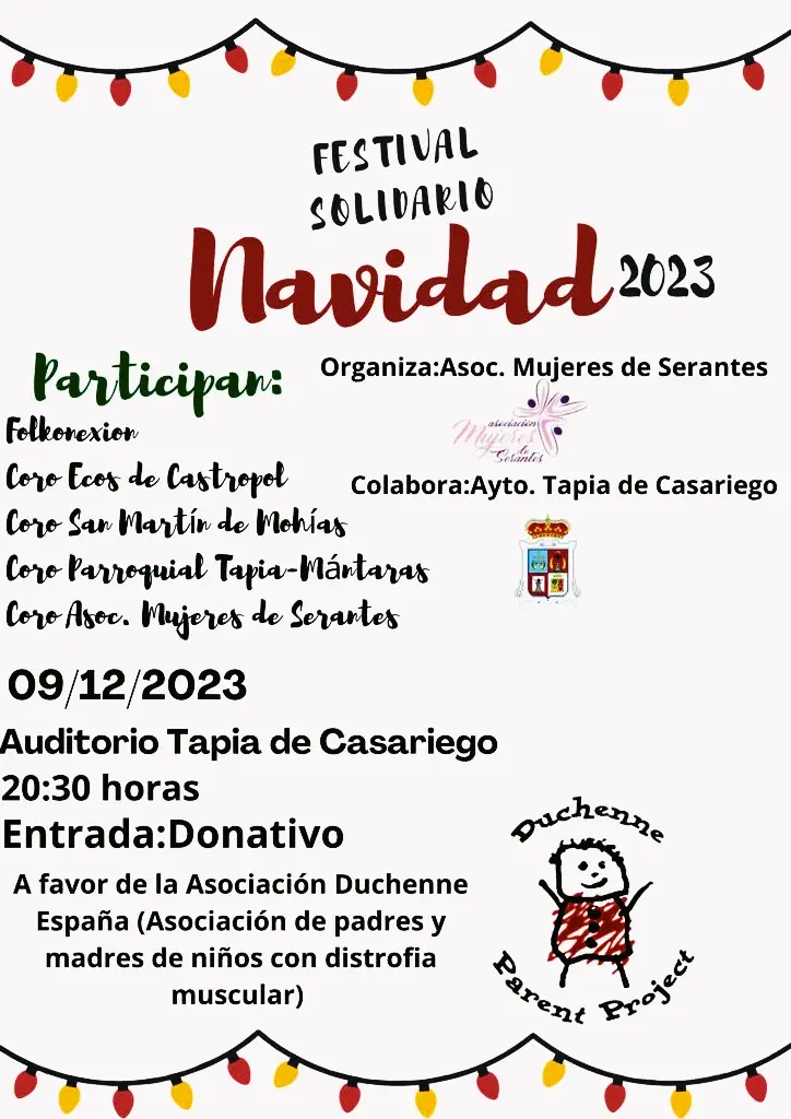 FESTIVAL SOLIDARIO DE NAVIDAD 2023