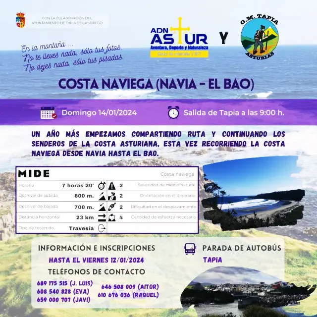 COSTA NAVIEGA (NAVIA - EL BAO) por GM Tapia y ADN Astur