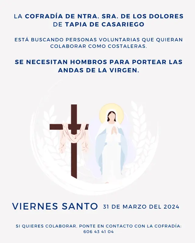 ¡SE NECESITAN HOMBROS!