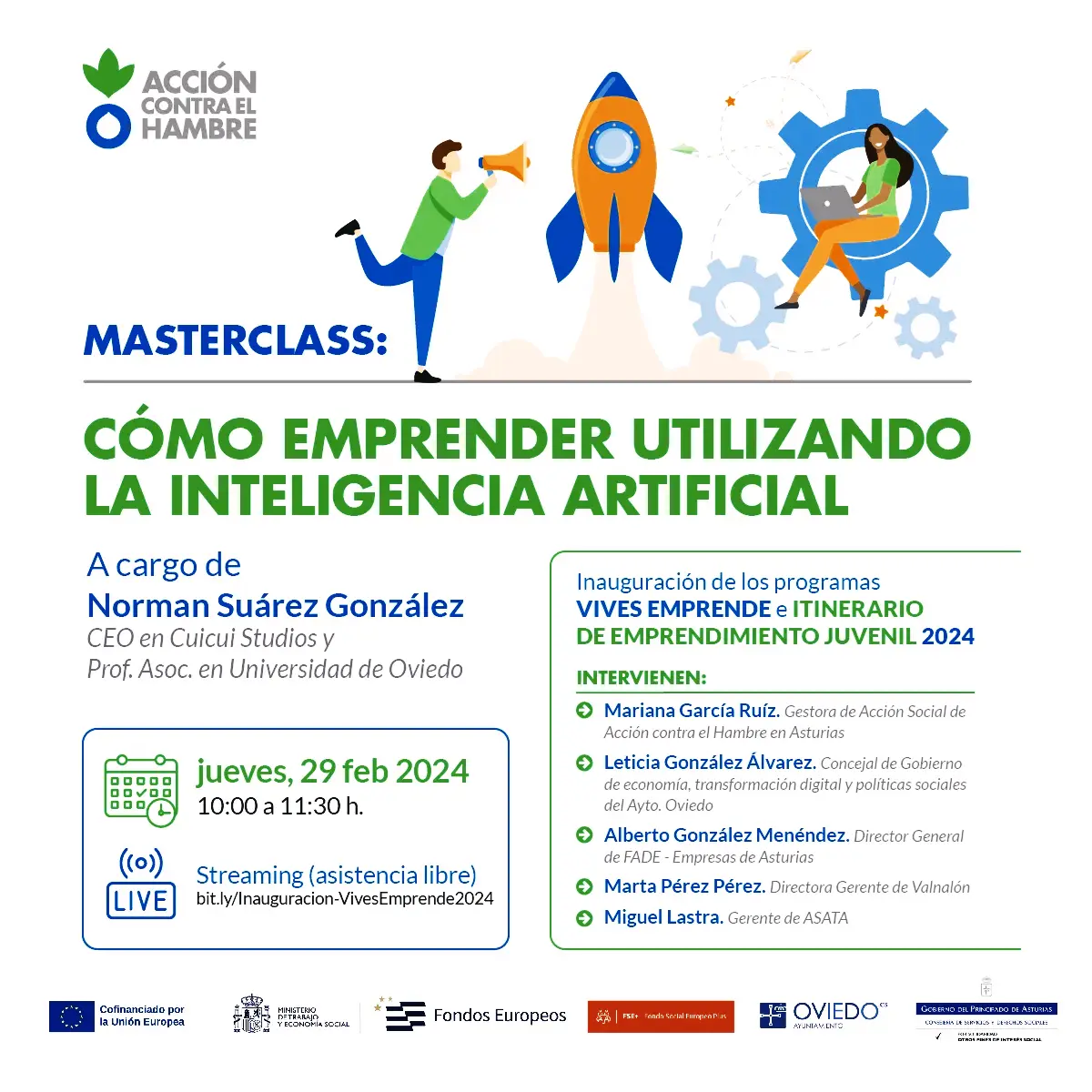 MasterClass en EMPRENDIMIENTO e INTELIGENCIA ARTIFICIAL