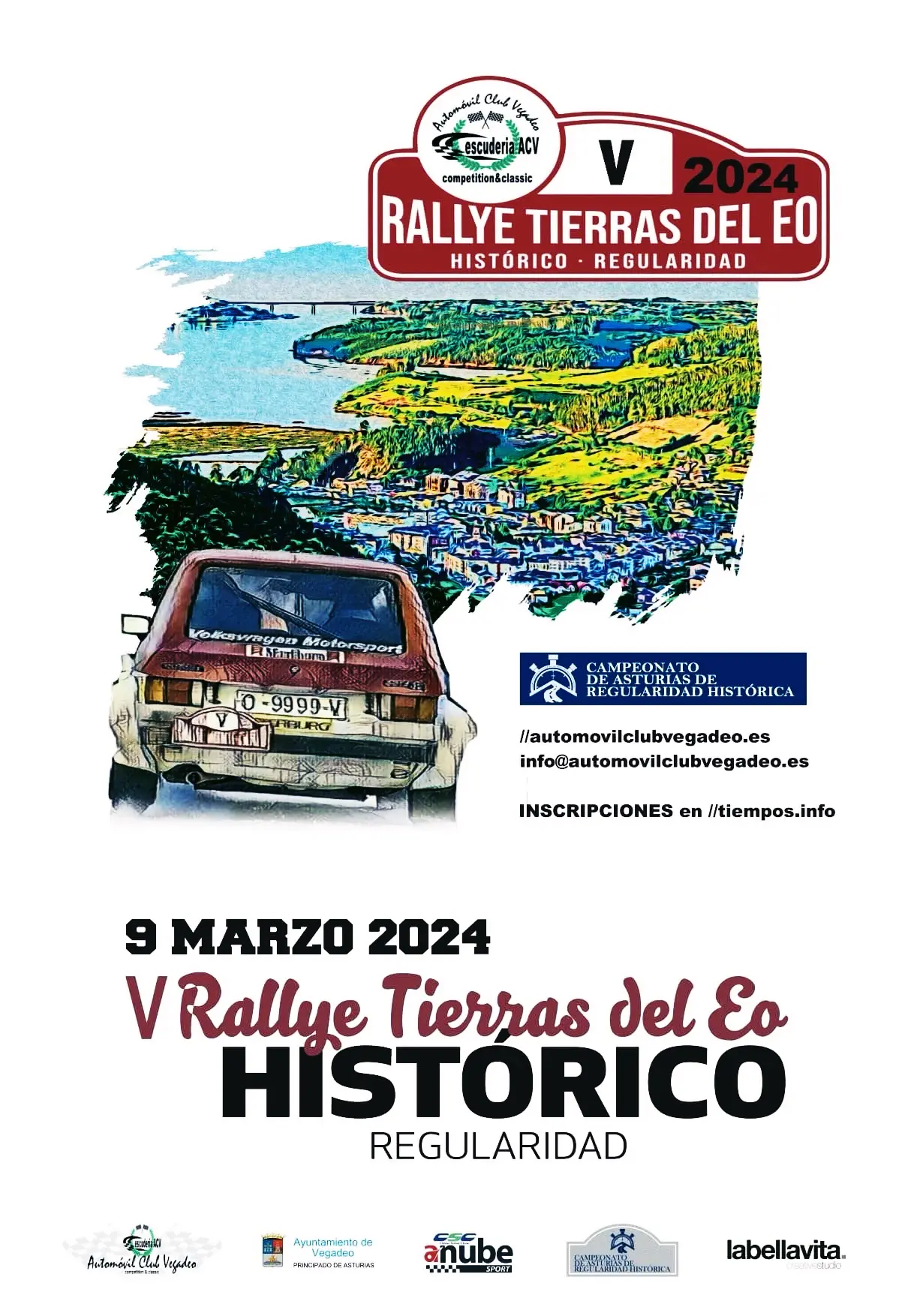 V RALLYE TIERRAS DEL EO, HISTÓRICO - REGULARIDAD