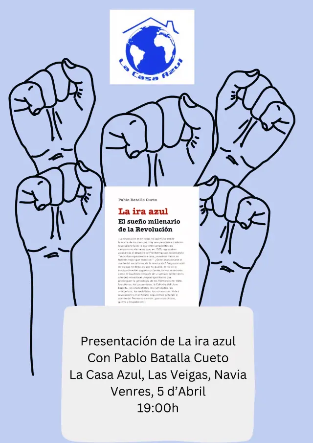 Presentación de LA IRA AZUL, de Pablo Batalla Cueto