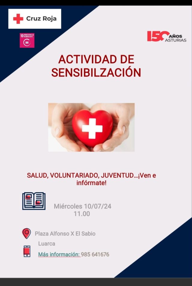 Actividad de sensibilización de Cruz Roja
