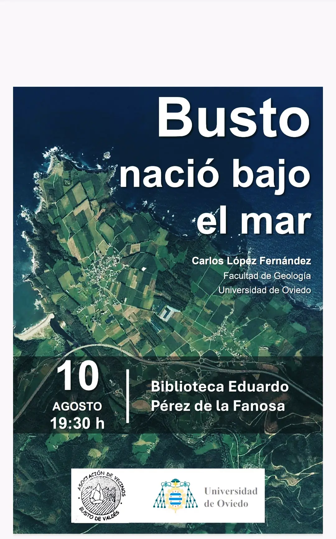 Busto nació bajo el mar