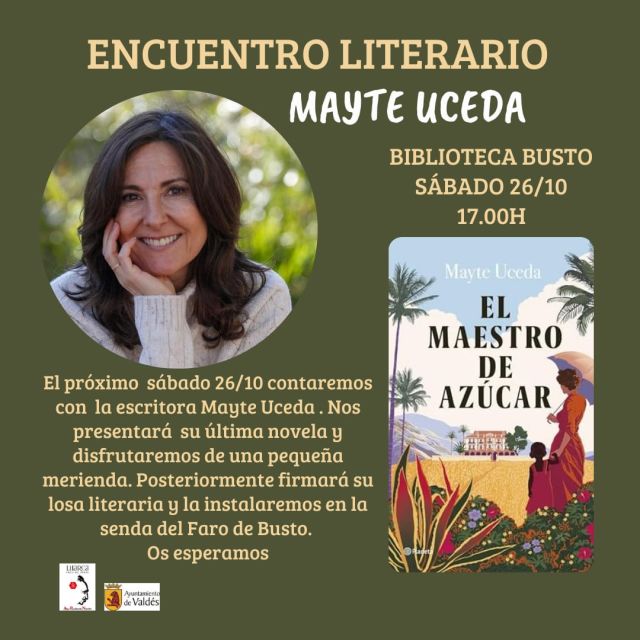 Encuentro literario con Mayte Uceda, en Busto