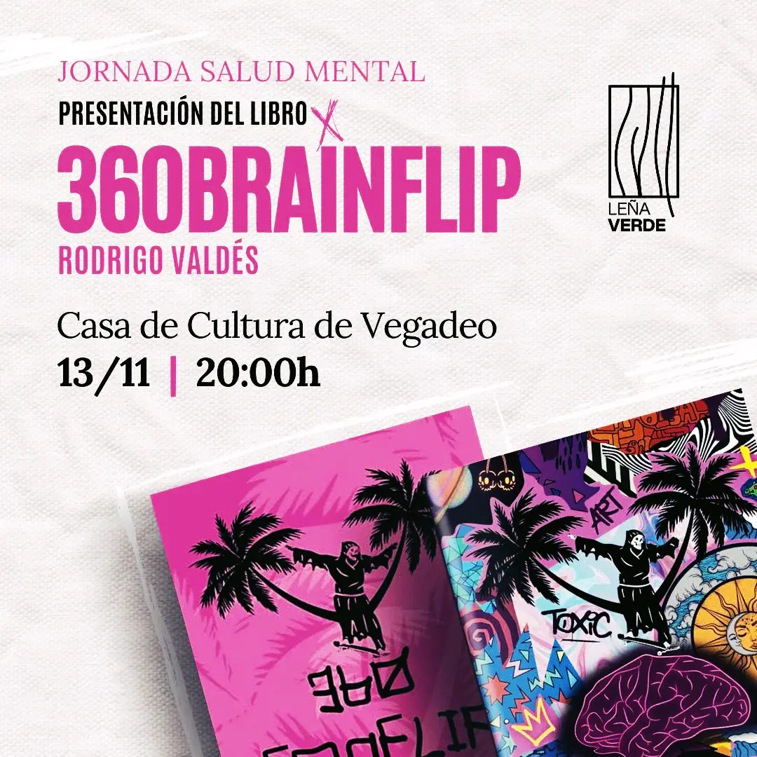 Jornada sobre Salud Mental y presentación del libro BrainFlip, en Vegadeo
