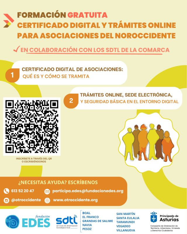 Formación gratuita para Asociaciones: Certificado Digital y trámites online 