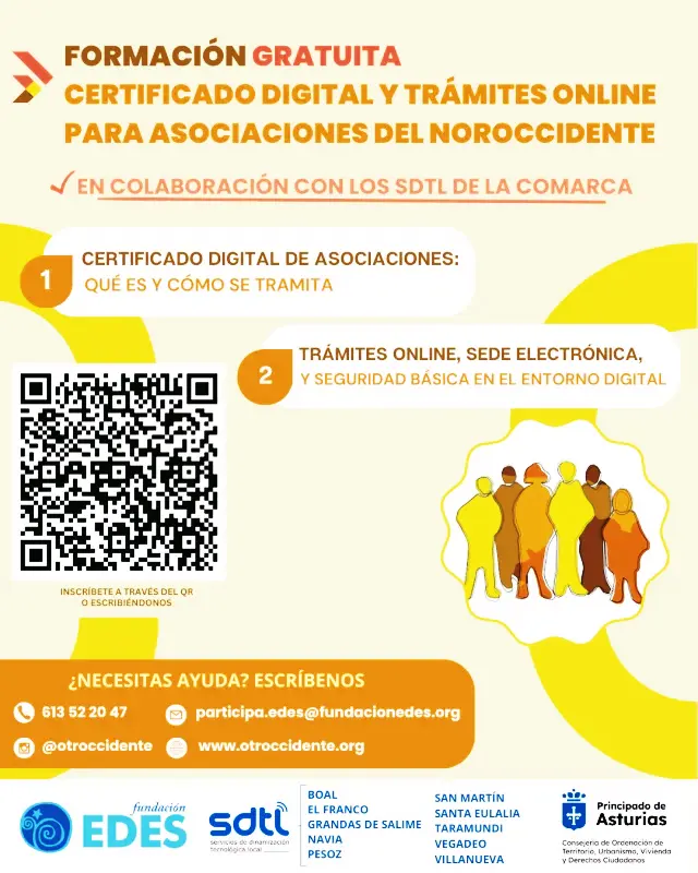 Formación gratuita para Asociaciones: Certificado Digital y trámites online 