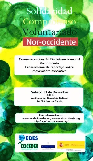 Día Internacional del Voluntariado y Presentación de reportaje sobre el movimiento asociativo en el Nor-Occidente