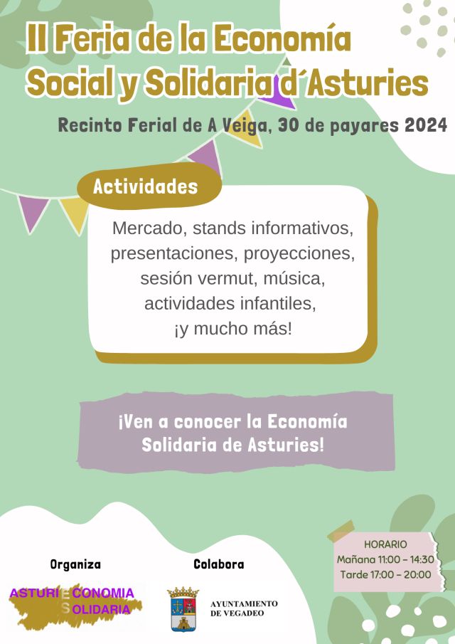 II Feria de la Economía Social y Solidaria d'Asturies, en Vegadeo