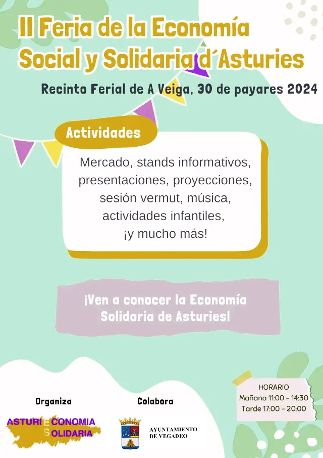 II Feria de la Economía Social y Solidaria d'Asturies, en Vegadeo