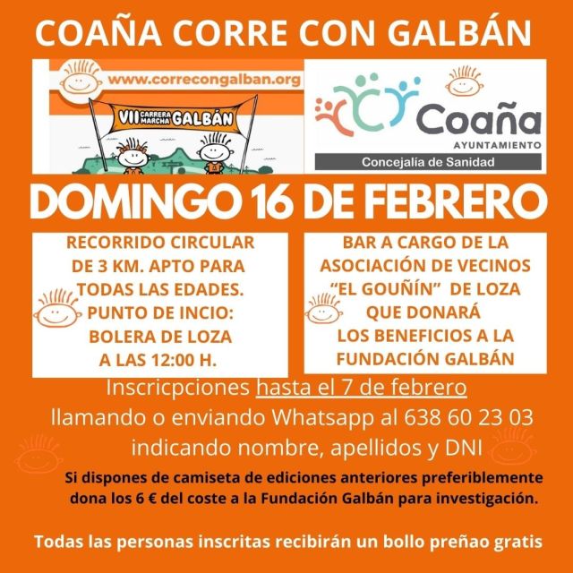 MARCHA - CARRERA GALBÁN, solidaria