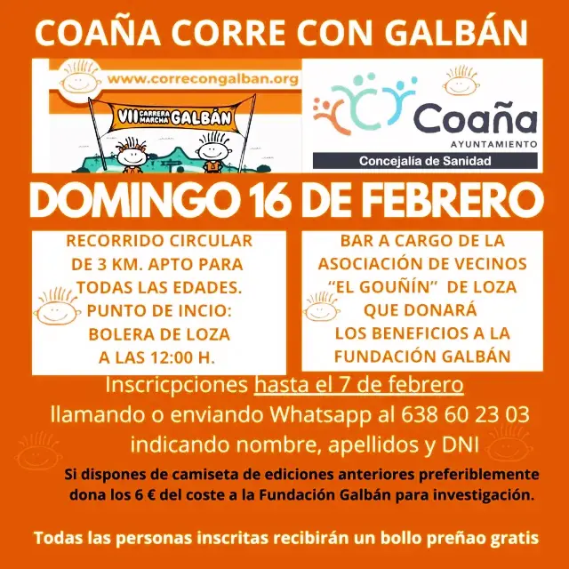 MARCHA - CARRERA GALBÁN, solidaria